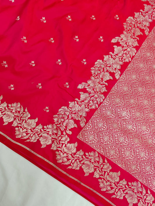 Sindoori shade banarasi mashru katan MS-9