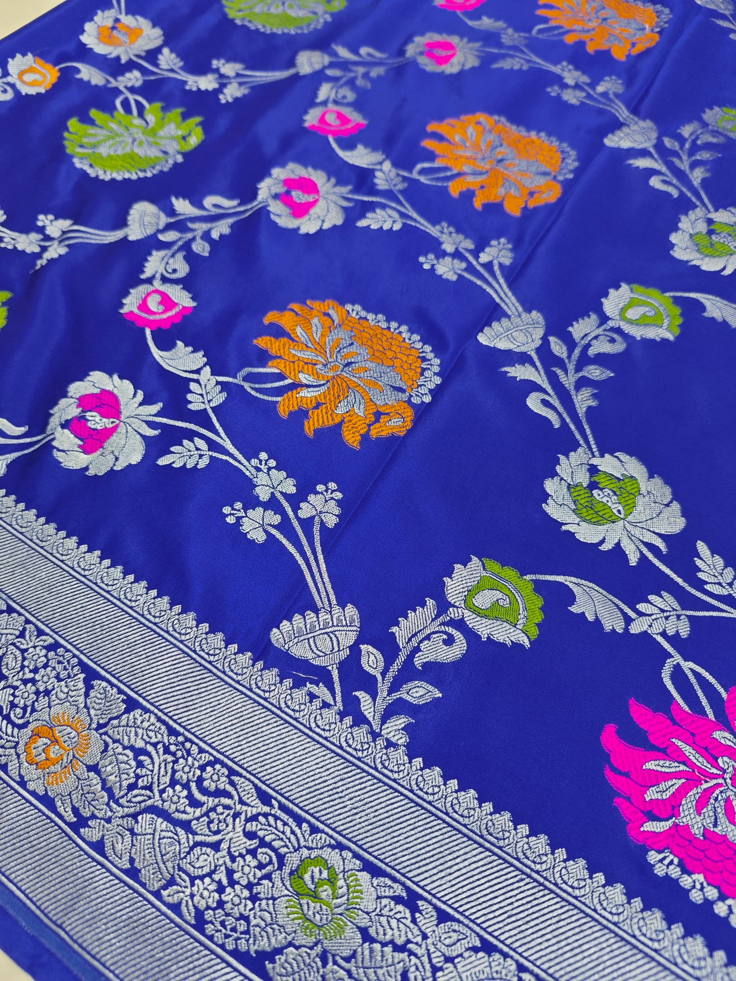 Royal Blue Mashru Katan MS-18
