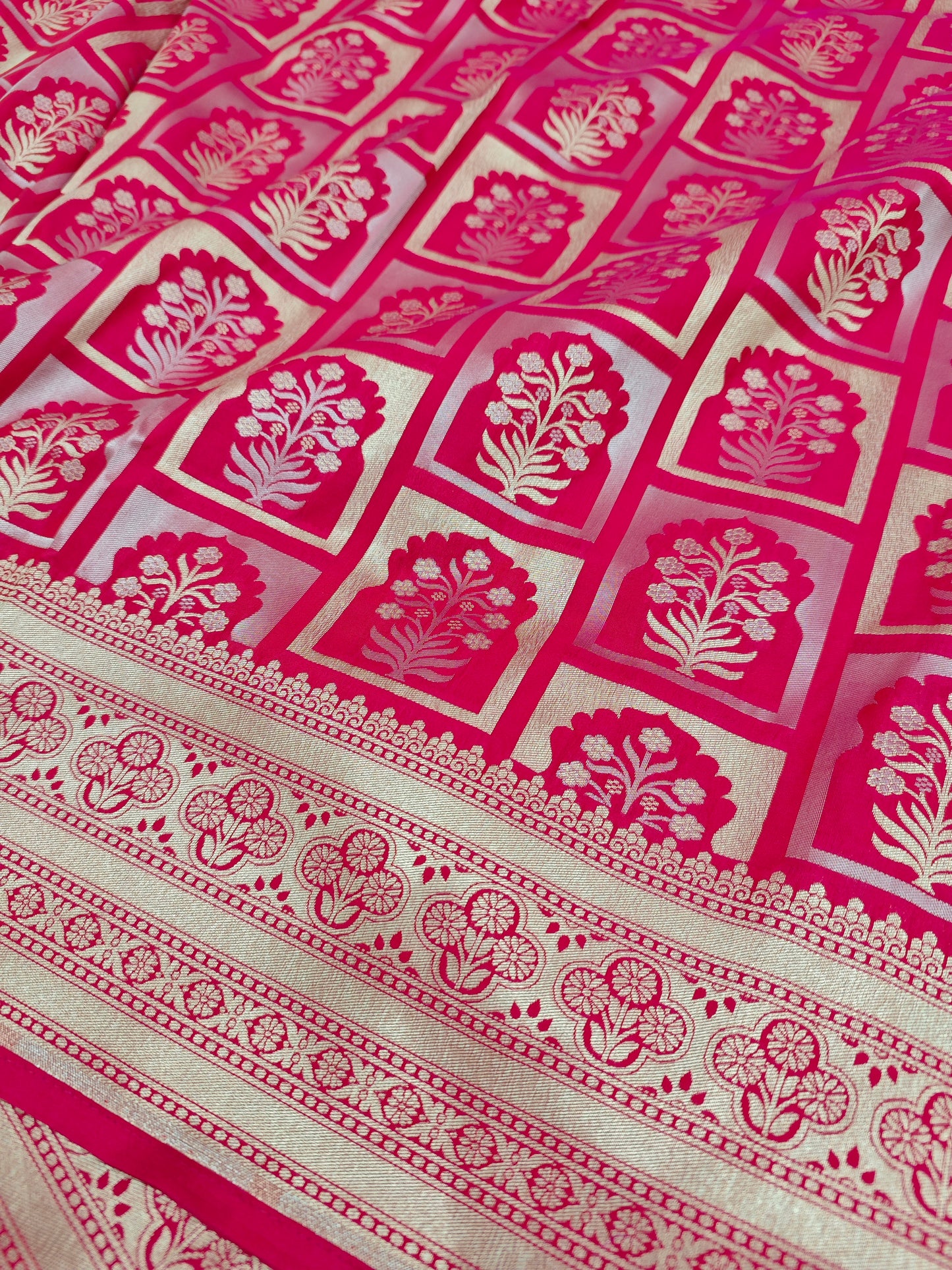 Semi Katan Mughal Pattern SK-6