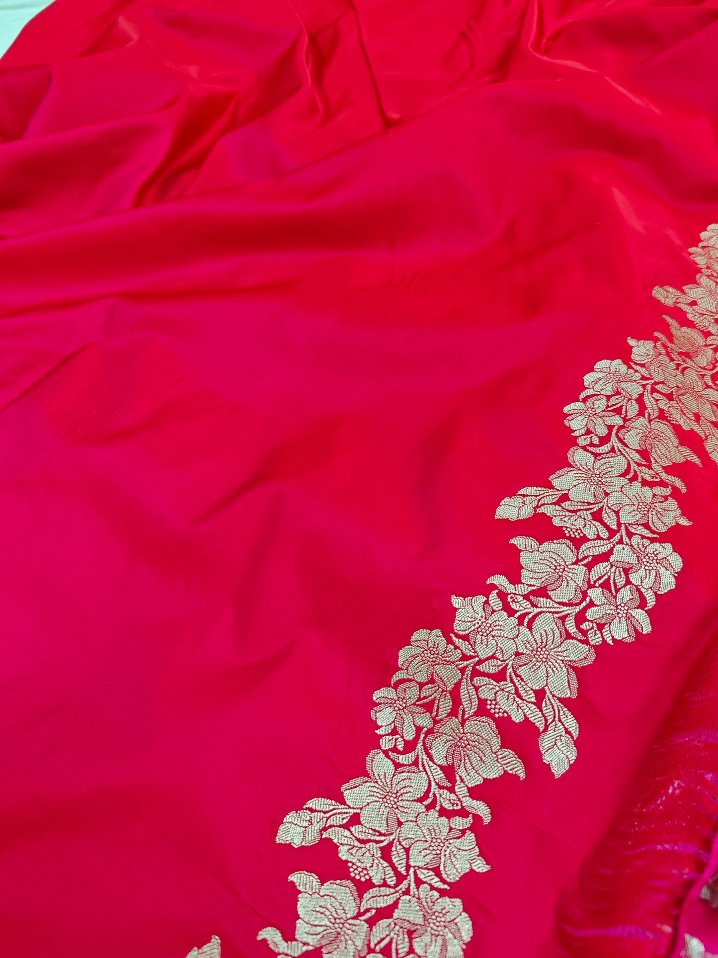 Sindoori shade banarasi mashru katan MS-9