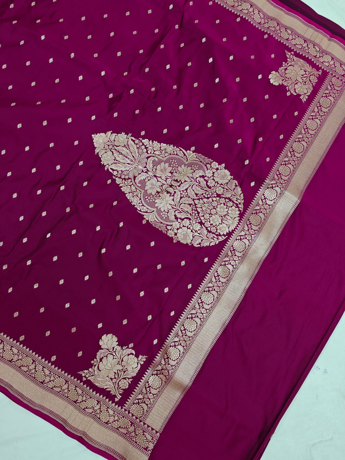 Designer pallu banarasi mashru katan MS-10