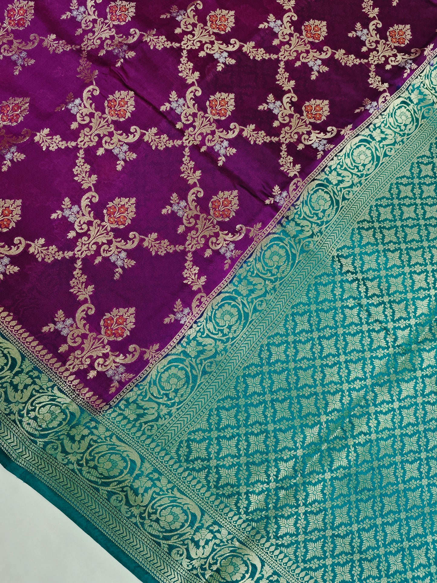 Meganta Pure Dupion Silk saree DP-3