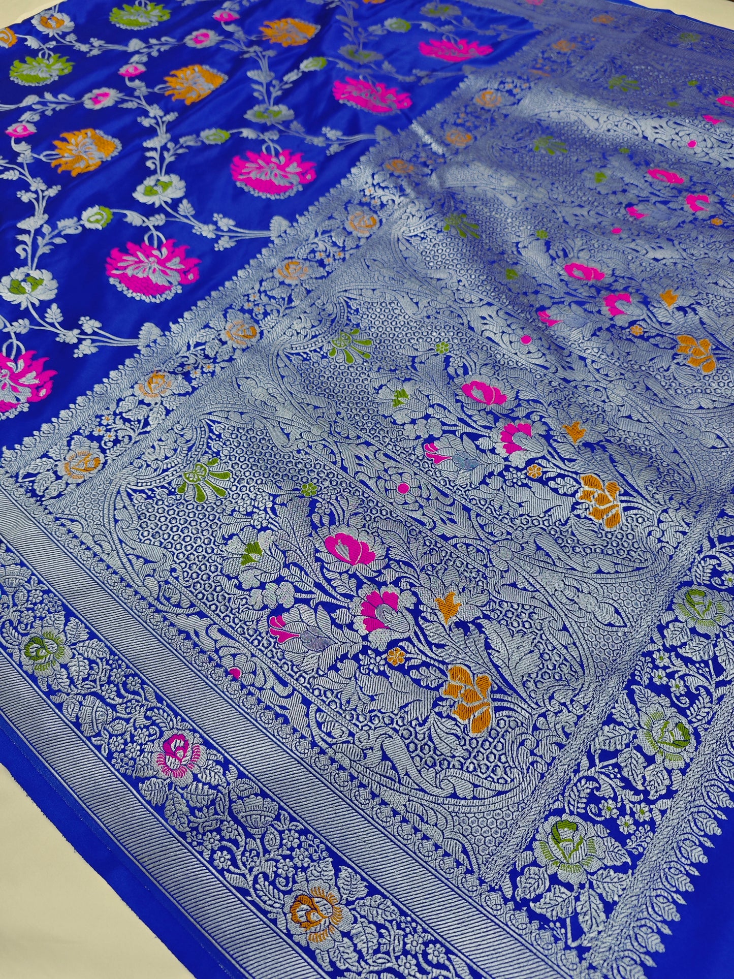 Royal Blue Mashru Katan MS-18