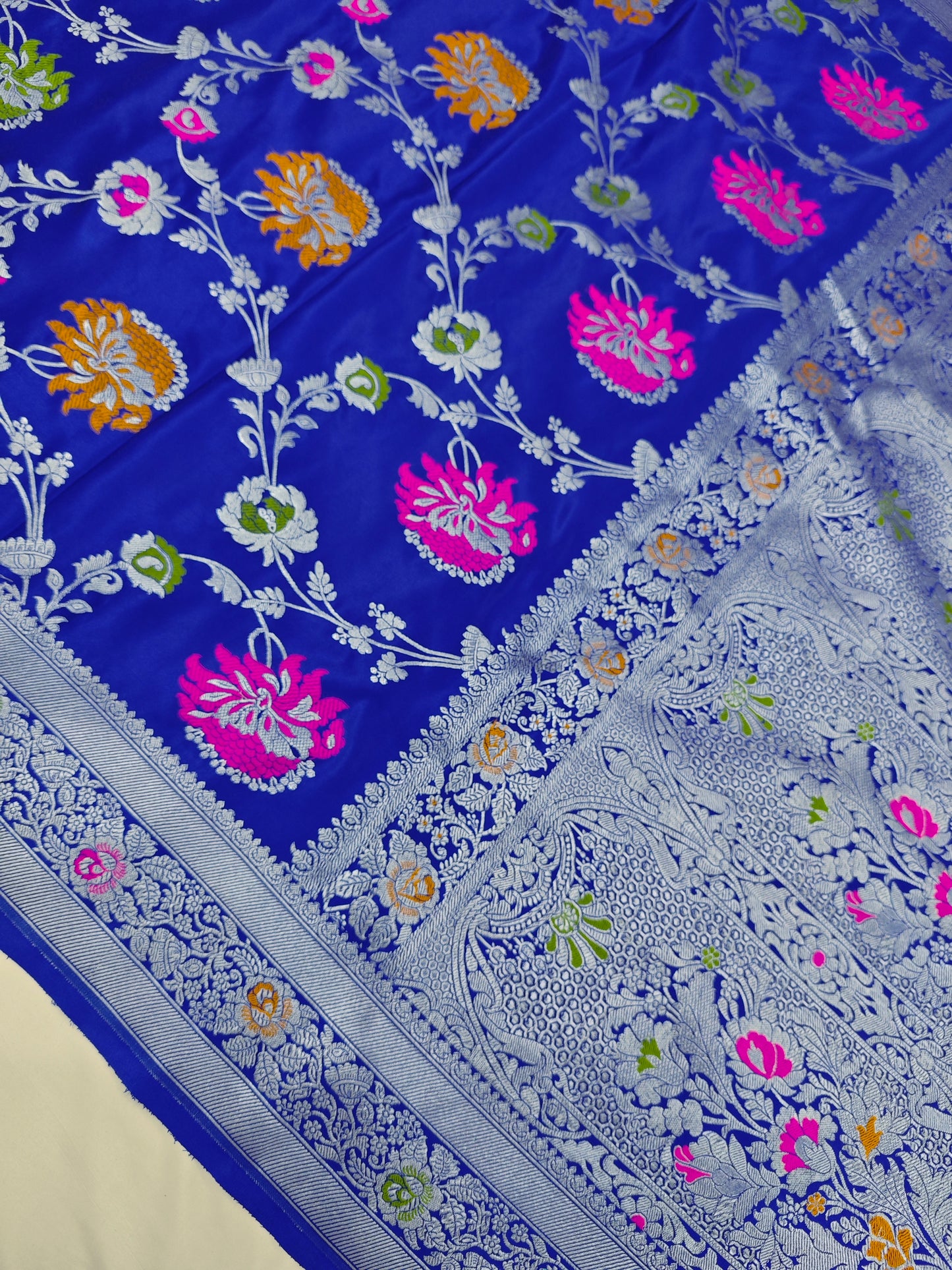 Royal Blue Mashru Katan MS-18