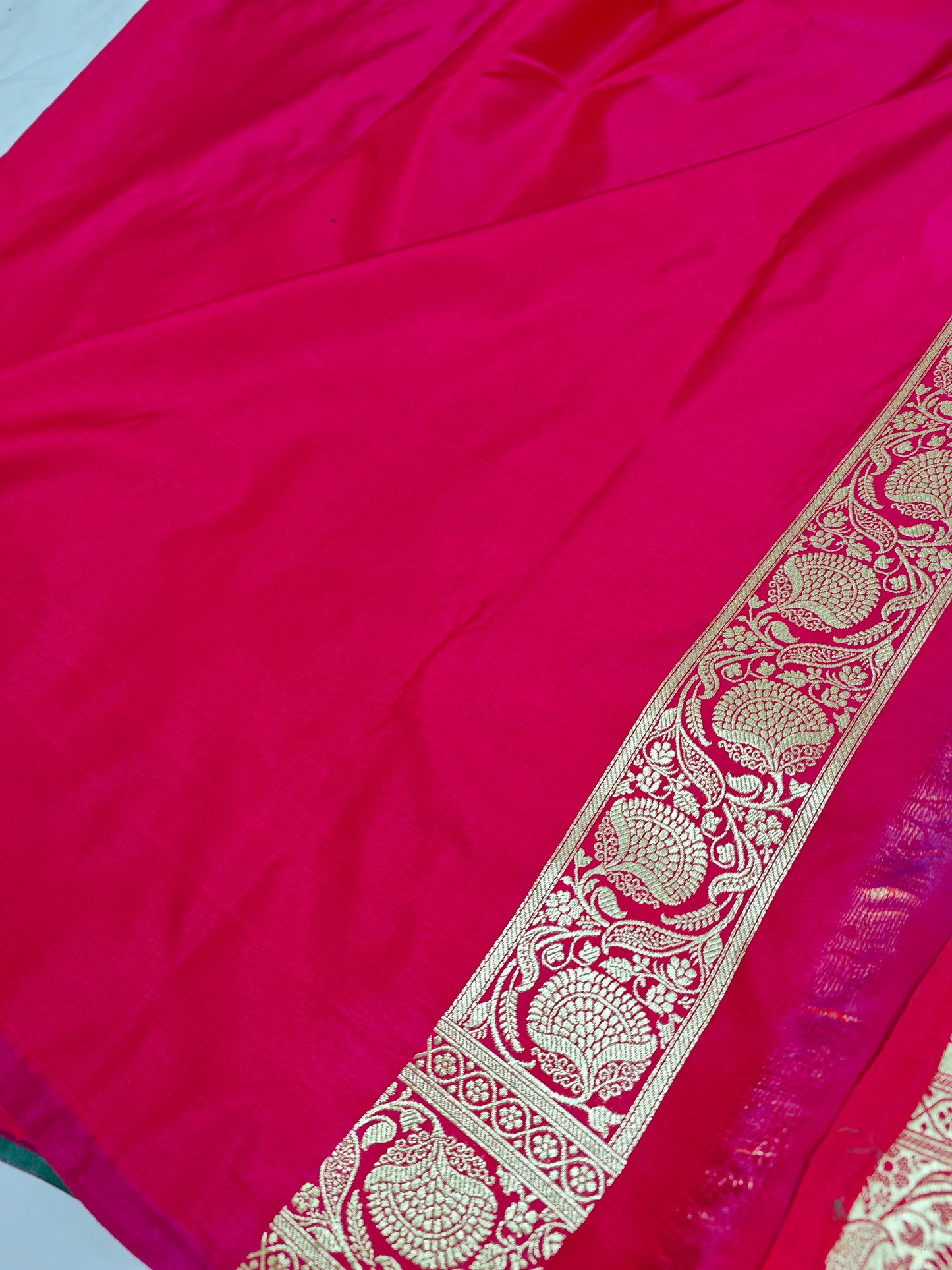 contrast rani satin blouse piece