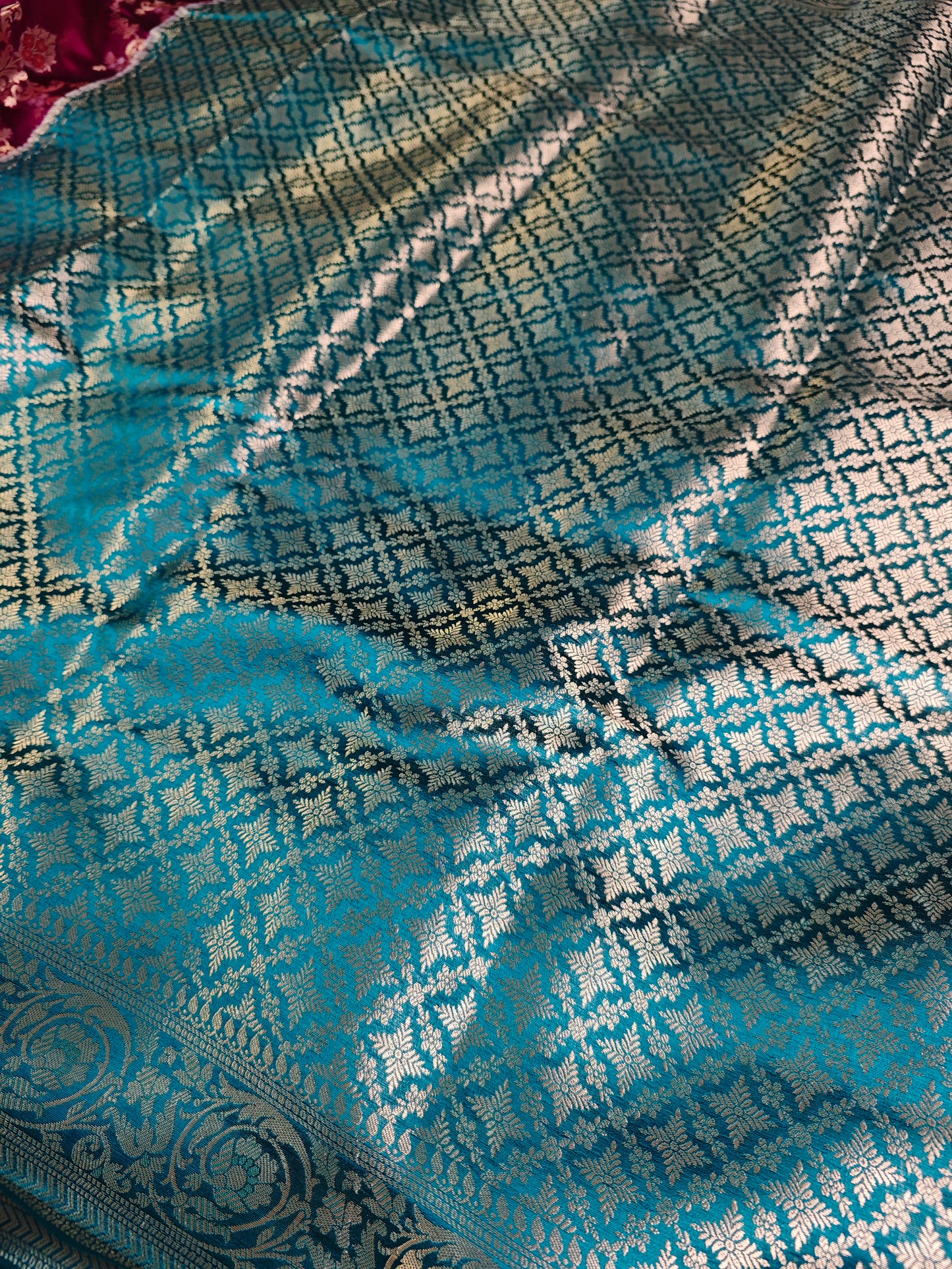 Meganta Pure Dupion Silk saree DP-3