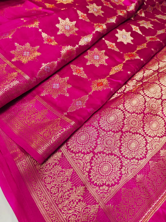 Rani Banarasi Pure Dupion Silk saree DP-2