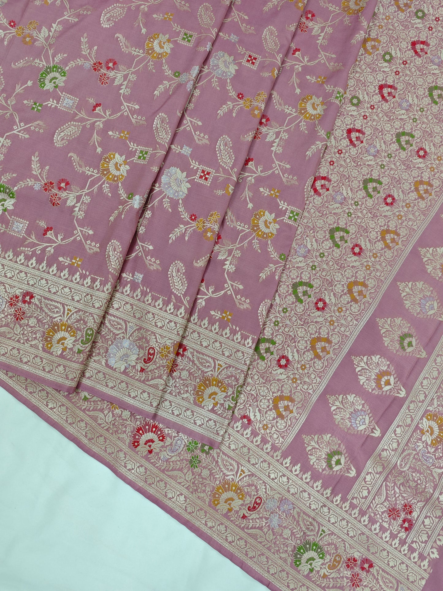 Dusty Pink Meenakari Jaal SK-11