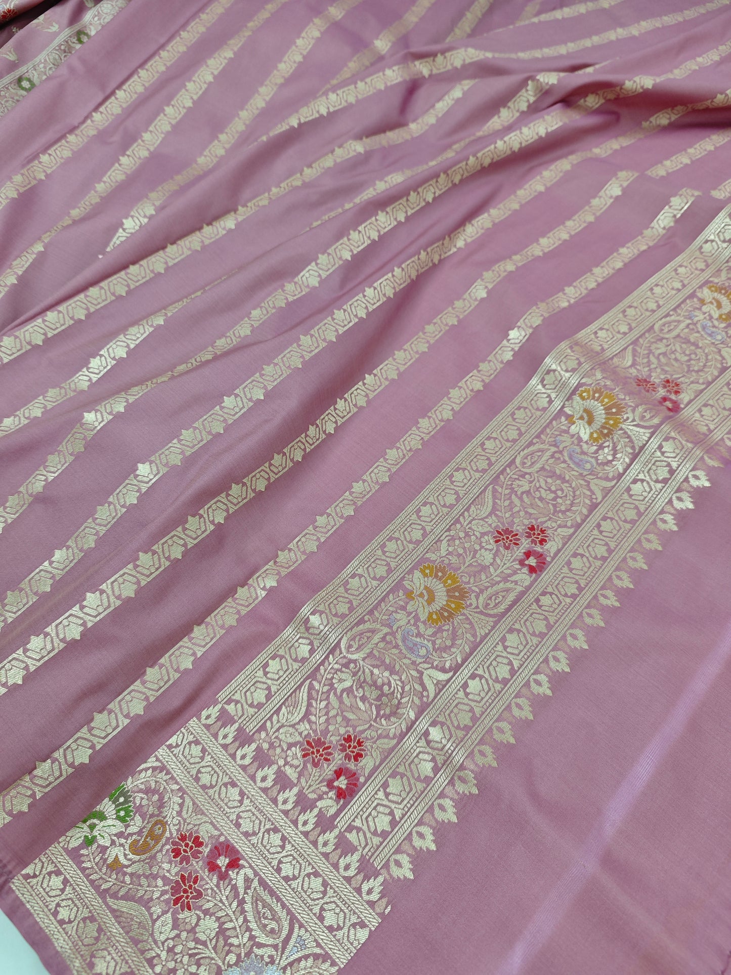 Dusty Pink Meenakari Jaal SK-11