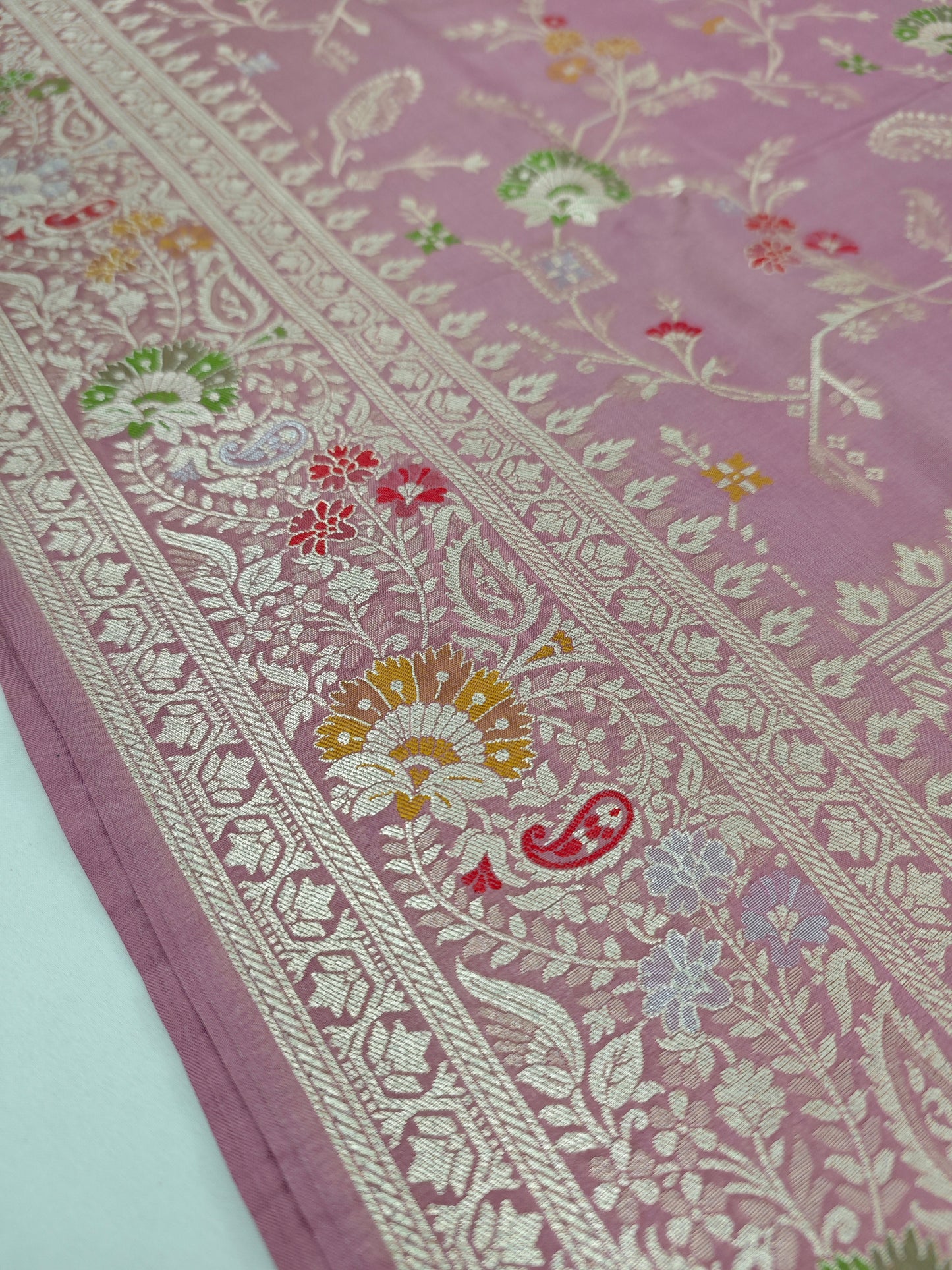 Dusty Pink Meenakari Jaal SK-11