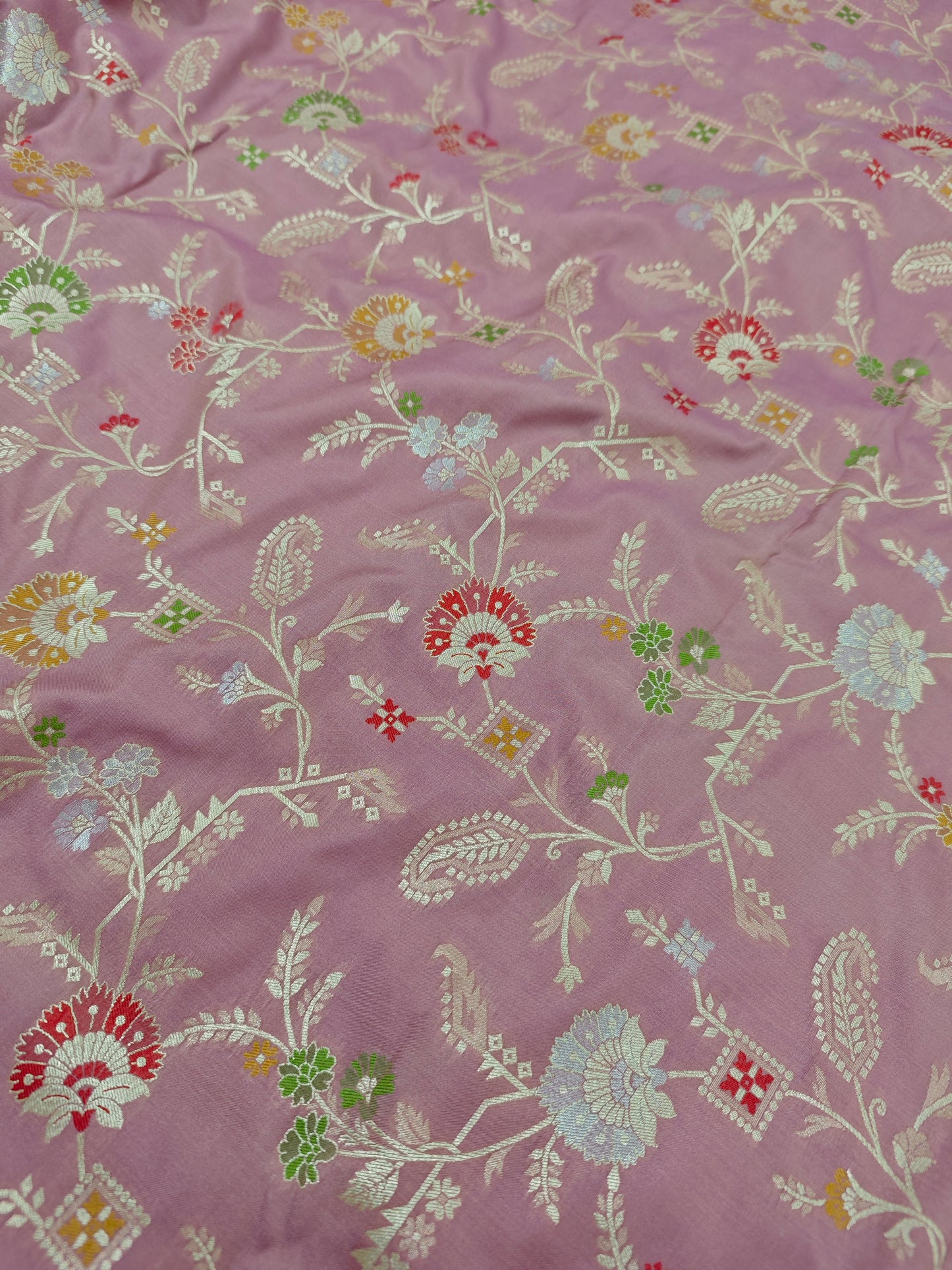 Dusty Pink Meenakari Jaal SK-11